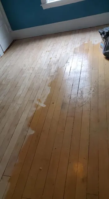 Refinished hardwood floor