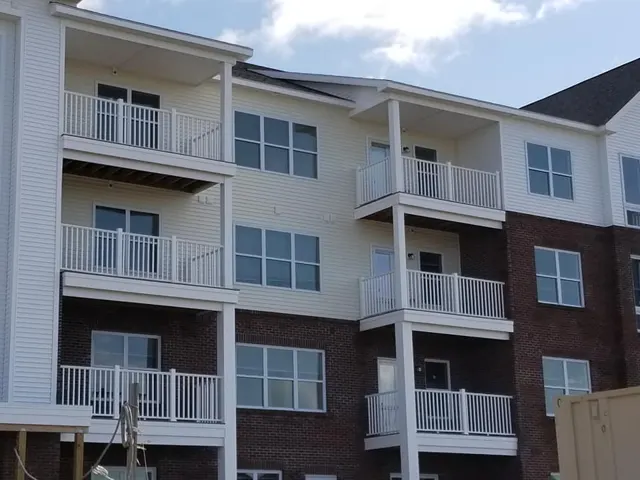 Multi-story apartment building exterior